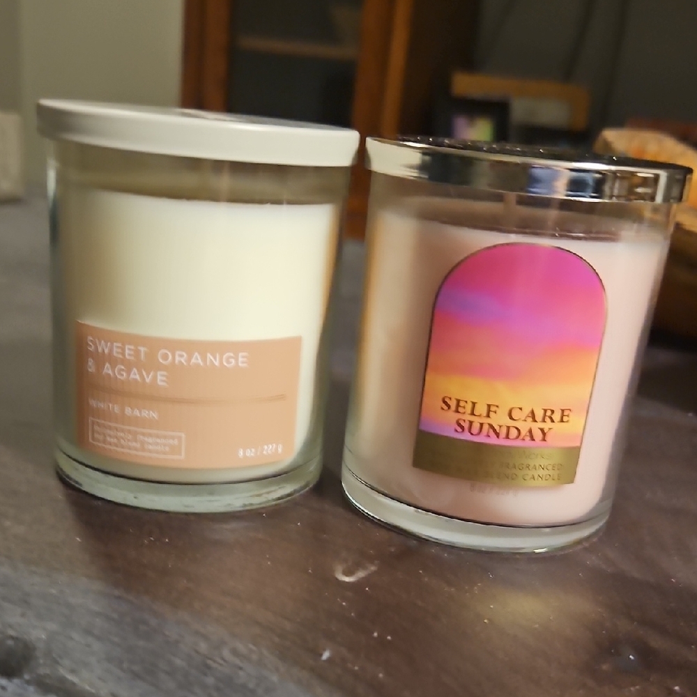 White Barn Sweet Orange & Agave & B&BW Self Care Subday Candle -